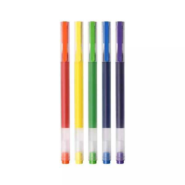 Набор гелевых ручек Xiaomi MI Jumbo Colourful Pen MJZXB03WC 5 шт. - 1