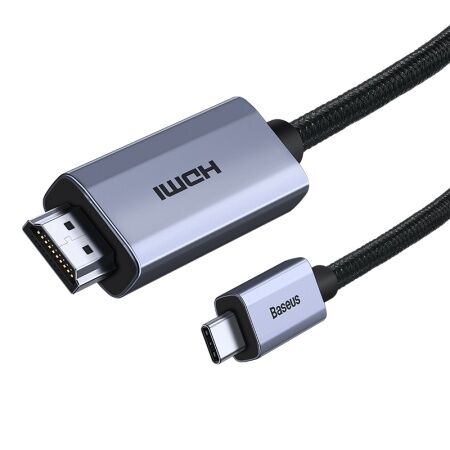 Кабель HDMI BASEUS High Definition Series Graphene, Type-C - HDMI 4K, 3 м, черный - 4