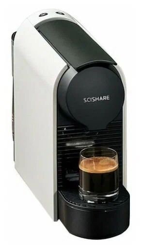 Кофемашина Scishare Capsule Coffee Machine S1104 (White) - 5