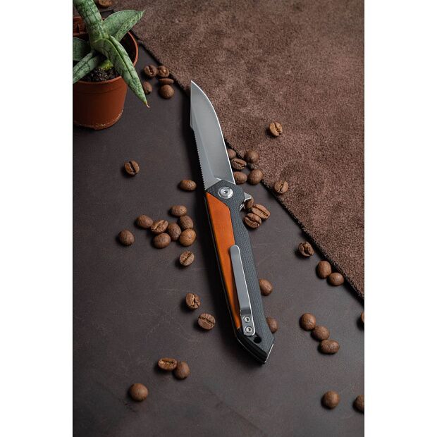 Нож складной Roxon K3, сталь D2, коричневый, K3-D2-BR - 2