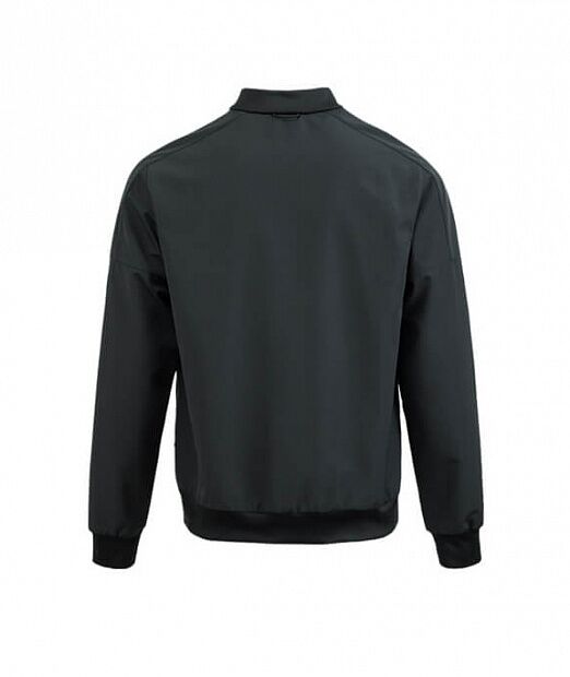 Xiaomi CottonSmith Quick-Open Zipper Fashion Baseball Jacket (Black) - 3