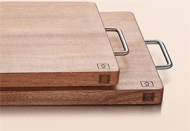 Разделочная доска HuoHou Fire Sapele Whole Wood Chopping Board 400*280*30 mm. (Brown) - 2