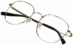 Компьютерные очки Mijia Anti-Blu-ray Glasses Titanium Lightweight (HMJ06LM) золотые