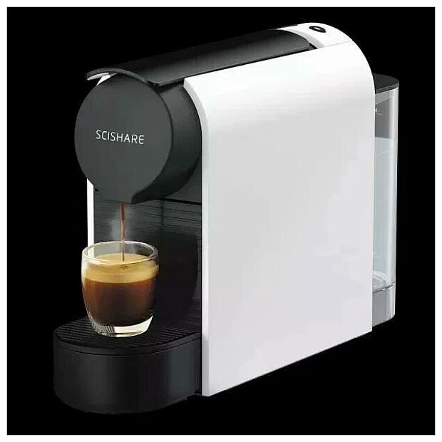 Кофемашина Scishare Capsule Coffee Machine S1104 (White) - 8