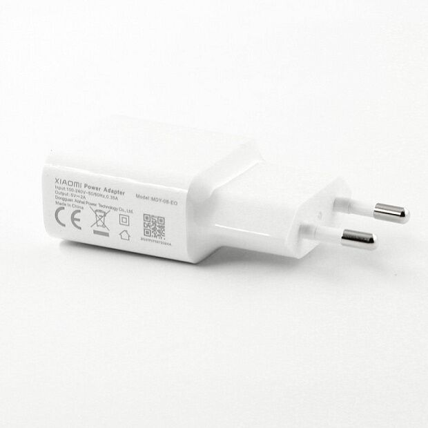 Зарядное устройство Xiaomi Adaptor Euro 5V-2A (White/Белый) - 2