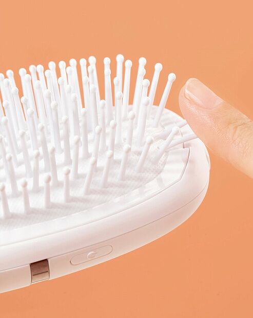 Антистатическая расческа SMATE Negatie Ion Hair Care Comb (White) - 2
