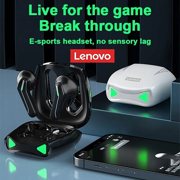 Беспроводные наушники Lenovo XT85 (Black) - 6