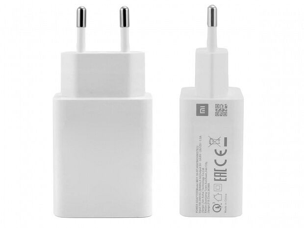 Зарядное устройство Xiaomi Adaptor Euro 5V-2A (White/Белый) - 1