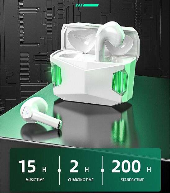 Наушники Lenovo GM5 True Wireless Earbuds (White) - 5