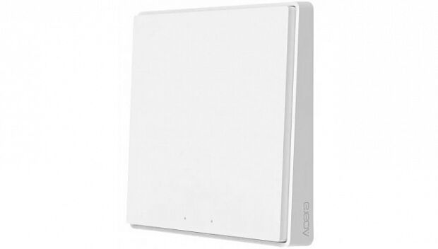Умный беспроводной выключатель Aqara D1 Wireless Remote Switch WXKG06LM Одинарный (White) - 1