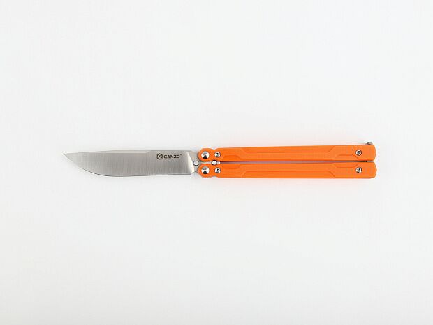 Нож-бабочка Ganzo G766-OR, оранжевый - 2