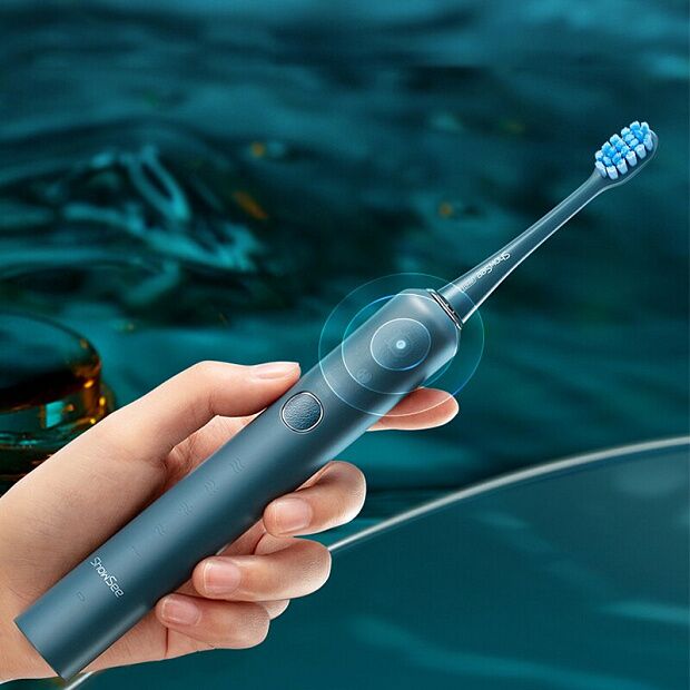 Электрическая зубная щетка ShowSee Electric Toothbrush Travel Set Blue (D2T-B) - 6