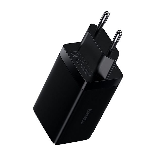 Зарядное устройство BASEUS GaN3 Pro USB2USB-C  Кабель Type-C-Type-C, 3A, 65W, черный, с кабелем - 2