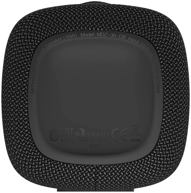 Беспроводная портативная колонка Xiaomi Mi Portable Bluetooth Speaker 16W (Black) EU - 6