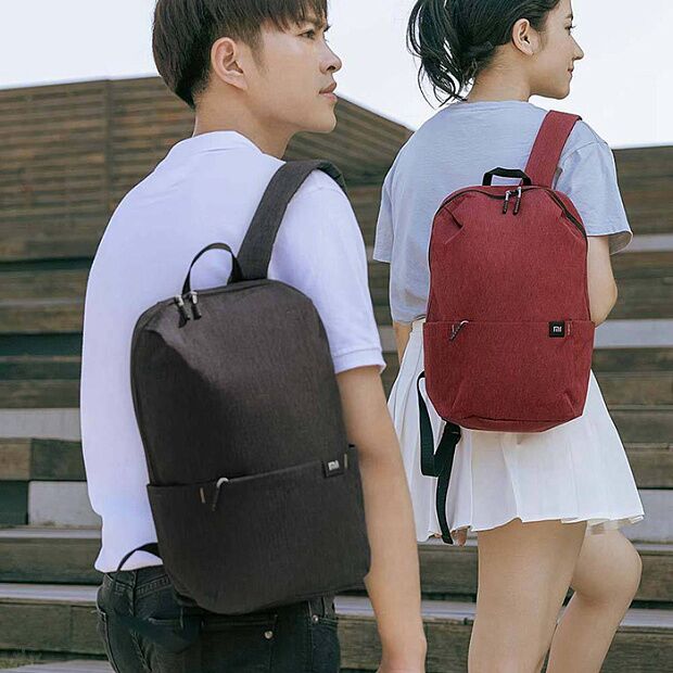 Рюкзак Xiaomi Colorful Mini Backpack 20L XBB02RM (Black) - 5