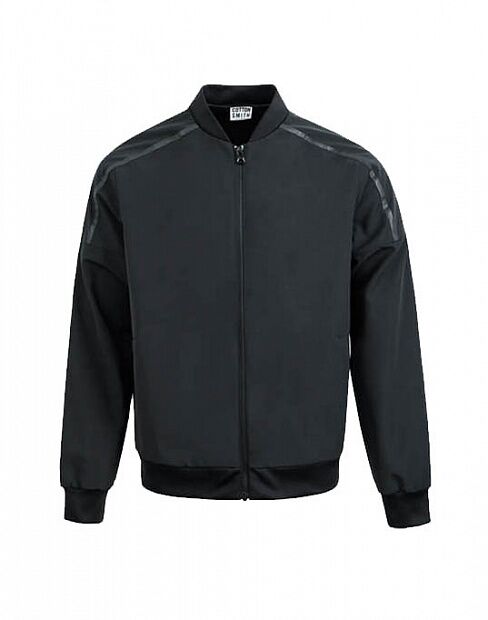 Xiaomi CottonSmith Quick-Open Zipper Fashion Baseball Jacket (Black) - 2