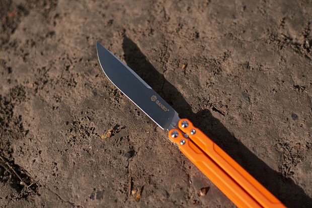 Нож-бабочка Ganzo G766-OR, оранжевый - 9