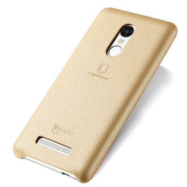 Чехол для Redmi Note 3 Pro SE Lenuo Music Case ll (Gold/Золотой) 