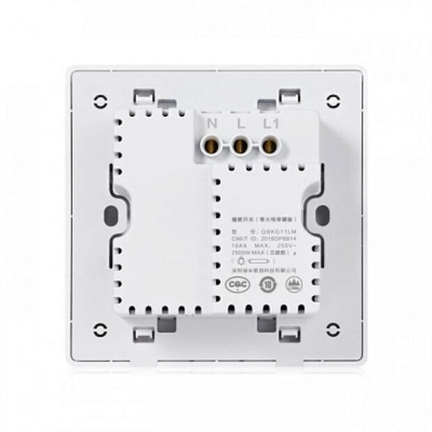 Умный выключатель Aqara Wall Light Switch D1 QBKG23LM (White/Белый) CN - 3