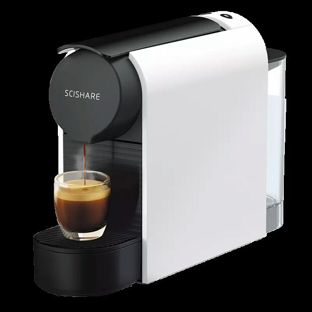 Кофемашина Scishare Capsule Coffee Machine S1104 (White) - 4