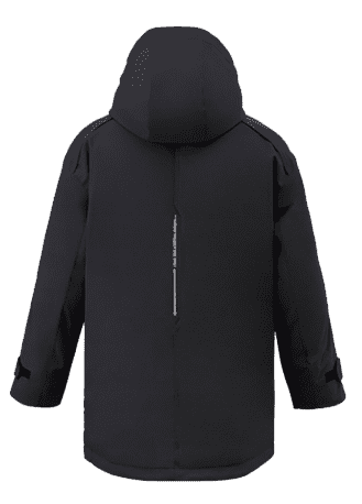 Куртка 90 Points Three-Dimensional Embroidery Hooded Down Jacket (Black/Черный) - 2