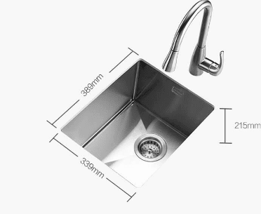 Раковина Mensarjor Balcony Sink 380*430mm (Silver/Серебристый) - 2