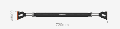 Xiaomi FED Household Punch-Free Horizontal Bar Pull-Ups 720 mm. (Black) - 5