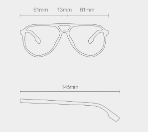 Солнцезащитные очки Xiaomi TS Plate Aviator Sunglasses (Brown/Коричневый) - 2