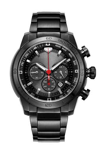 Умные часы TwentySeventeen Light Kinetic Energy Meter Watch (Black/Черный) 