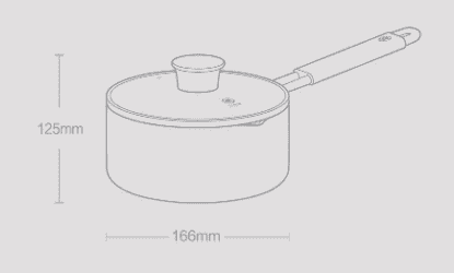 Сковорода Zhiwu Cooking Pot GJT04CM (White/Белый) - 2