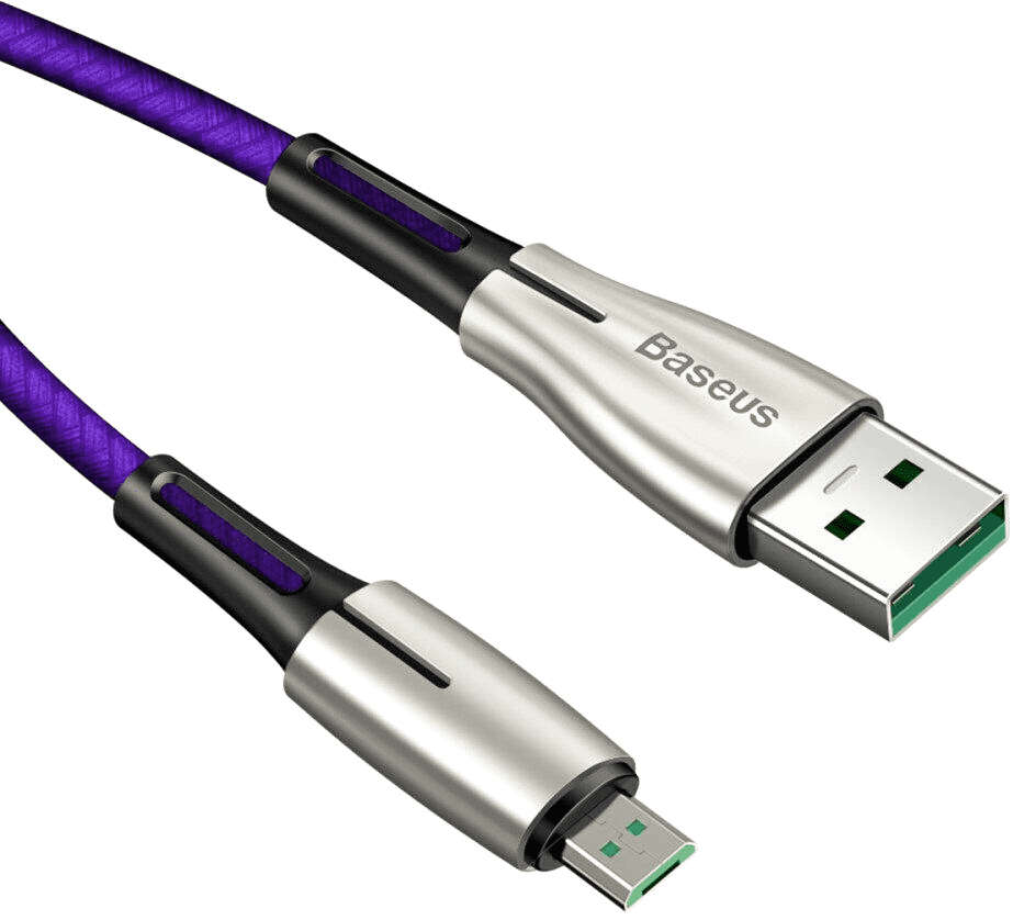 Внешний вид кабеля Xiaomi Baseus Waterdrop Cable USB For Micro 4A
