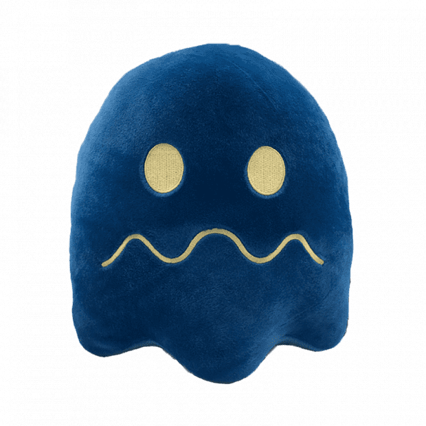 Мягкая игрушка Friendship Tour Bandai Genuine Pac-Man Doll Toy Ghost 15cm. (Blue/Синий) 