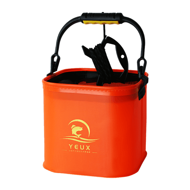 Рыболовное ведро Yeux Outdoor Foldable Fishing Bucket YTDS2210 10L (Orange) - 2
